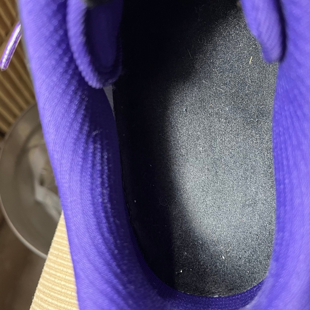 Nike By You Air Force 1 Low Men's Black Purple Shoes - Men's Size 13 - Picture 6 of 9